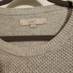 Loft Sweater, Gray, Size Large